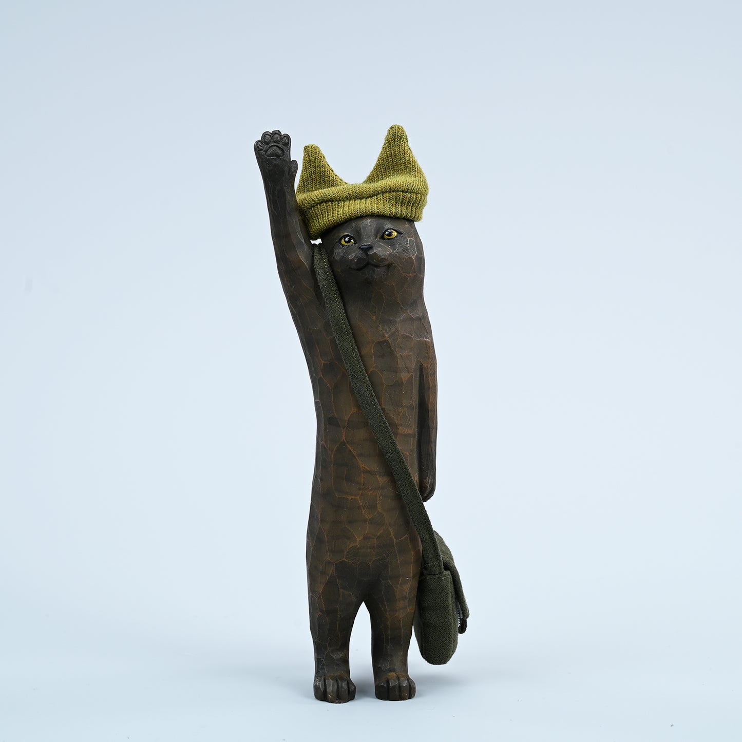 H2405 手招き猫(第五弾) 木彫りの猫8.0 JXK Studio出品