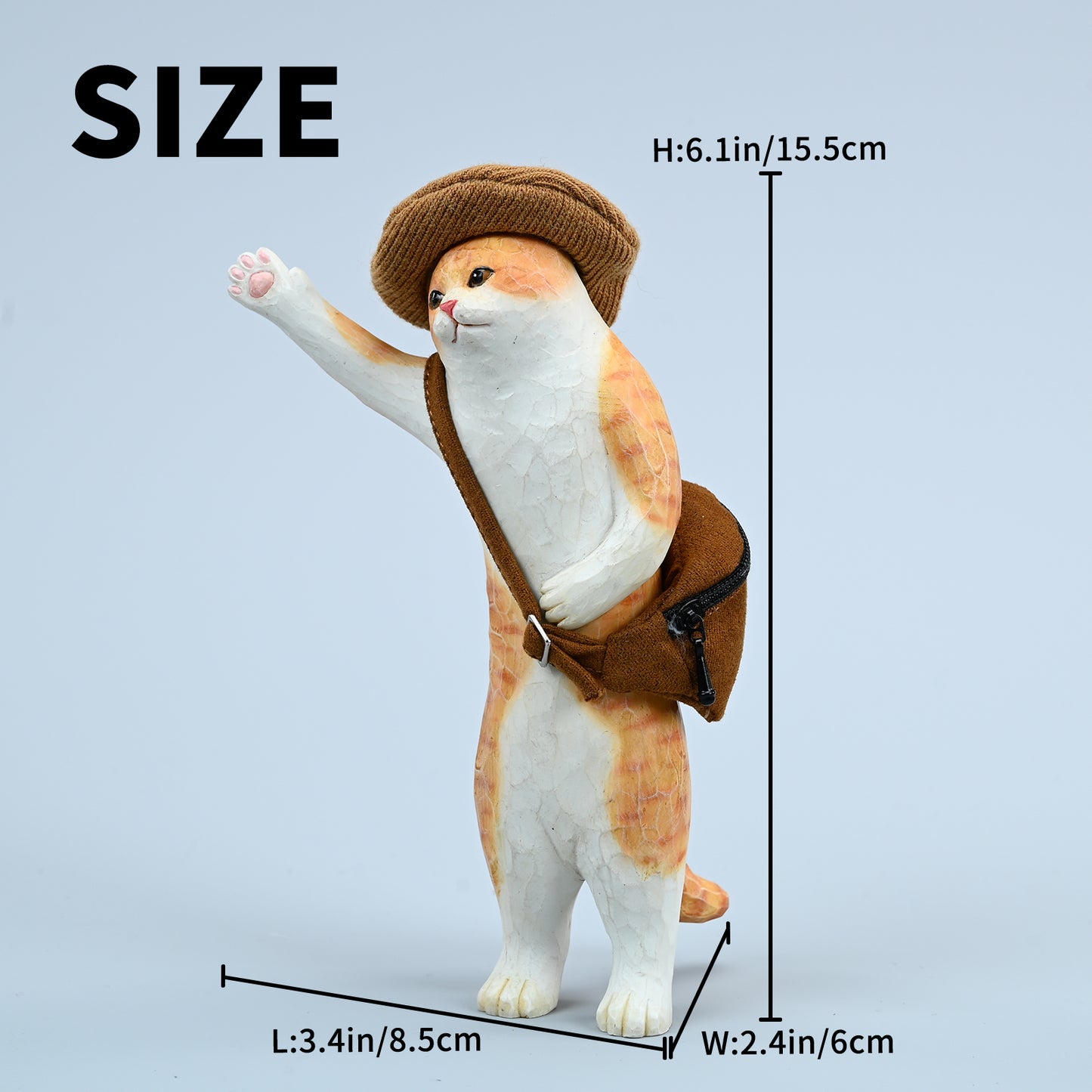 H2401 手招き猫(第一弾) 木彫りの猫4.0 JXK Studio出品