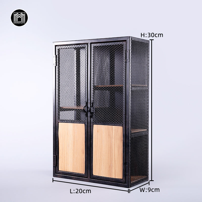 M2412 1/6インダストリアル風アメリカン収納ロッカー4.0 JXK Studio出品