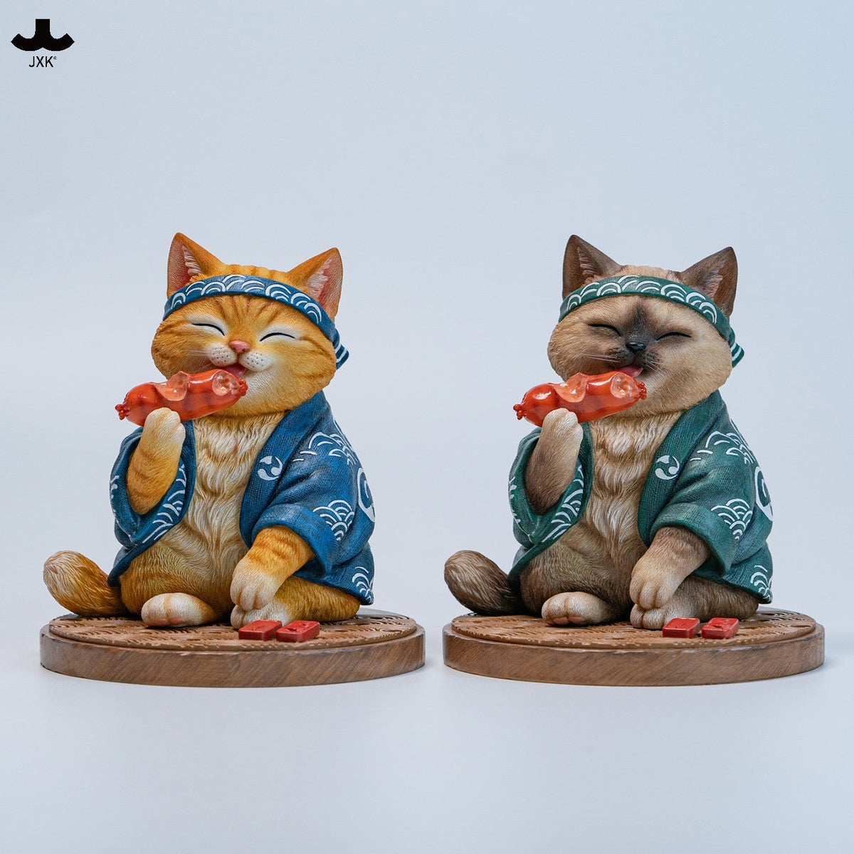 JXK367 タコ腸猫ボス 樹脂フィギュア(台座付き・全2種)