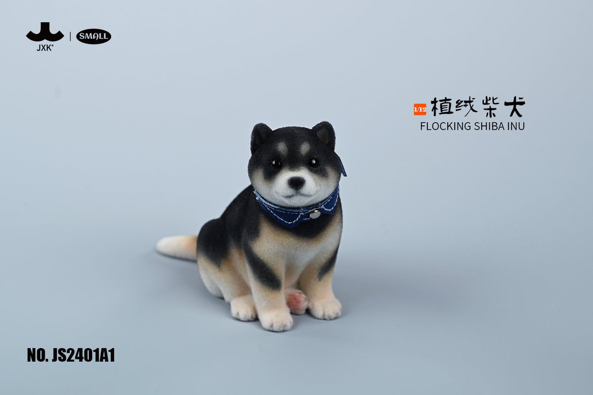 JXK 1/12 JS2401 Flocked Shiba Inu by JXK Studio