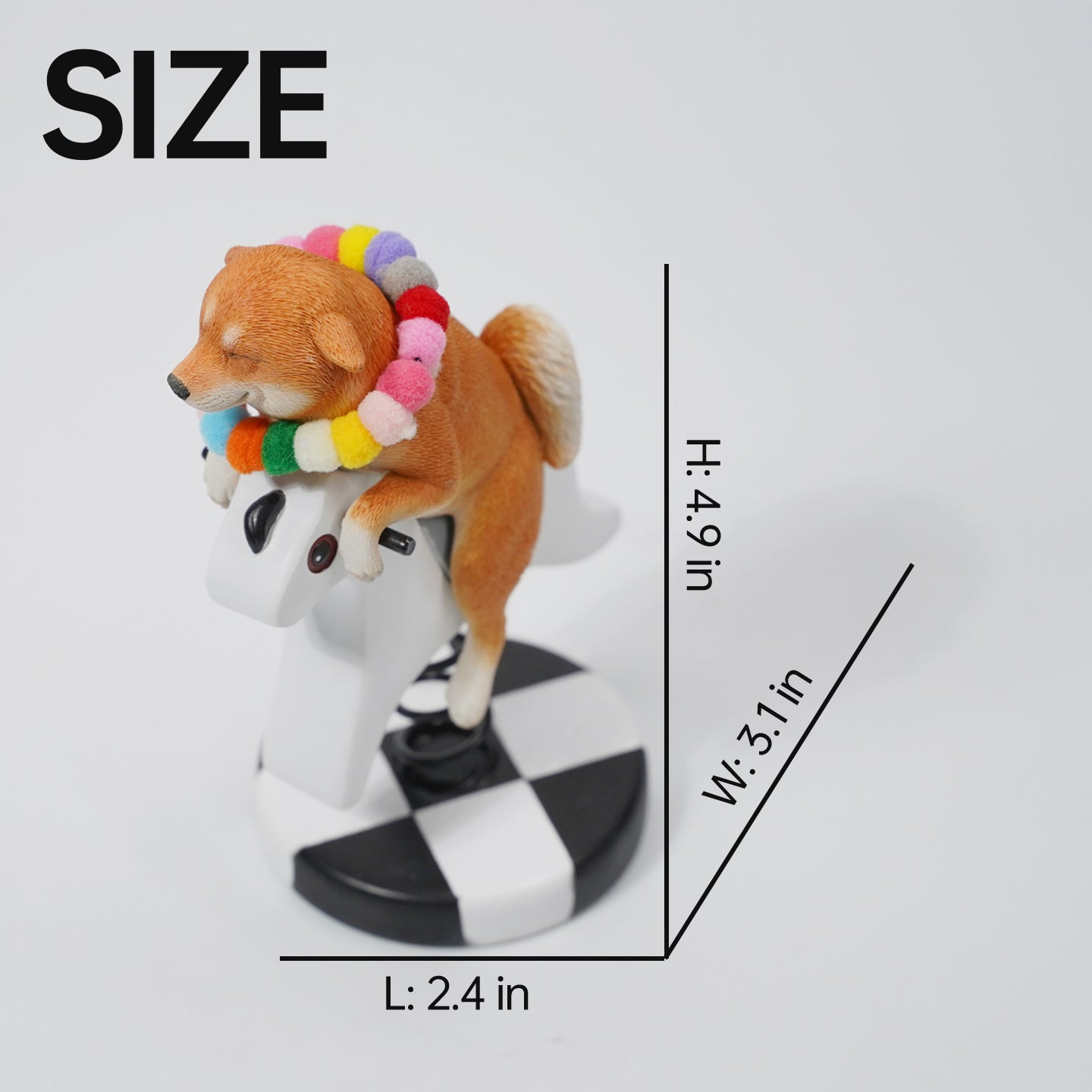 JXK 161 1/6 ゆるゆる馬を乗る柴犬 JXK Studio出品