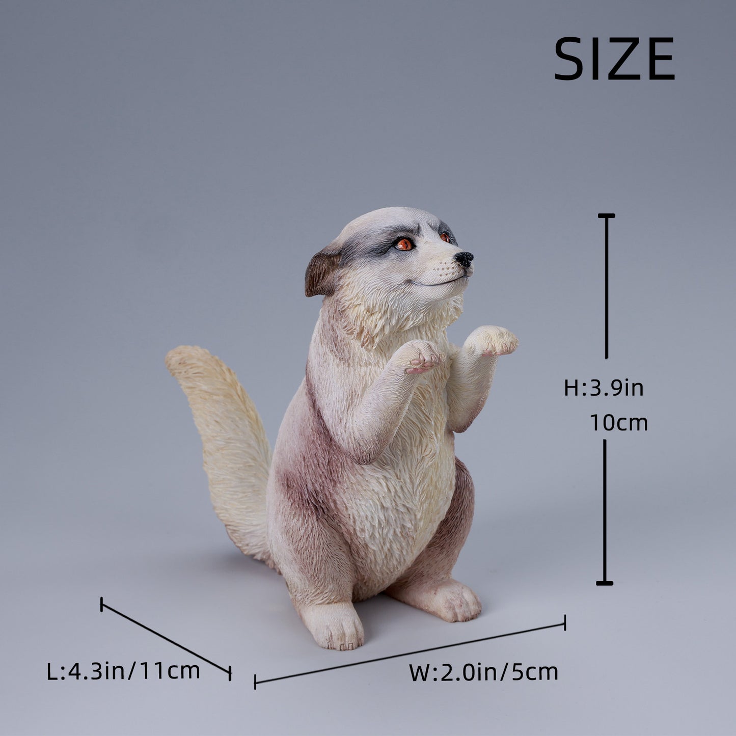 JXK308 しゃがみ狐 【予約】 JXK Studio出品