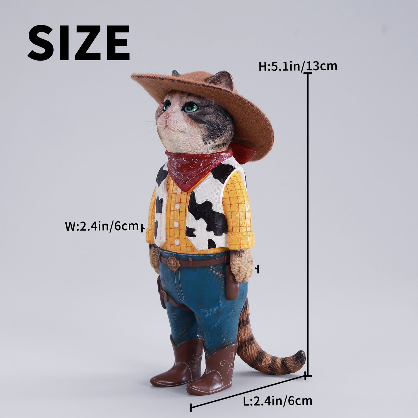 JXK-AI11 カウボーイ猫の保安官 【予約】 JXK Studio出品
