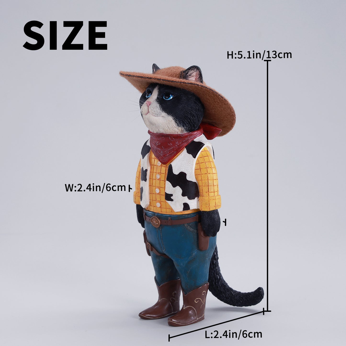 JXK-AI11 カウボーイ猫の保安官 【予約】 JXK Studio出品