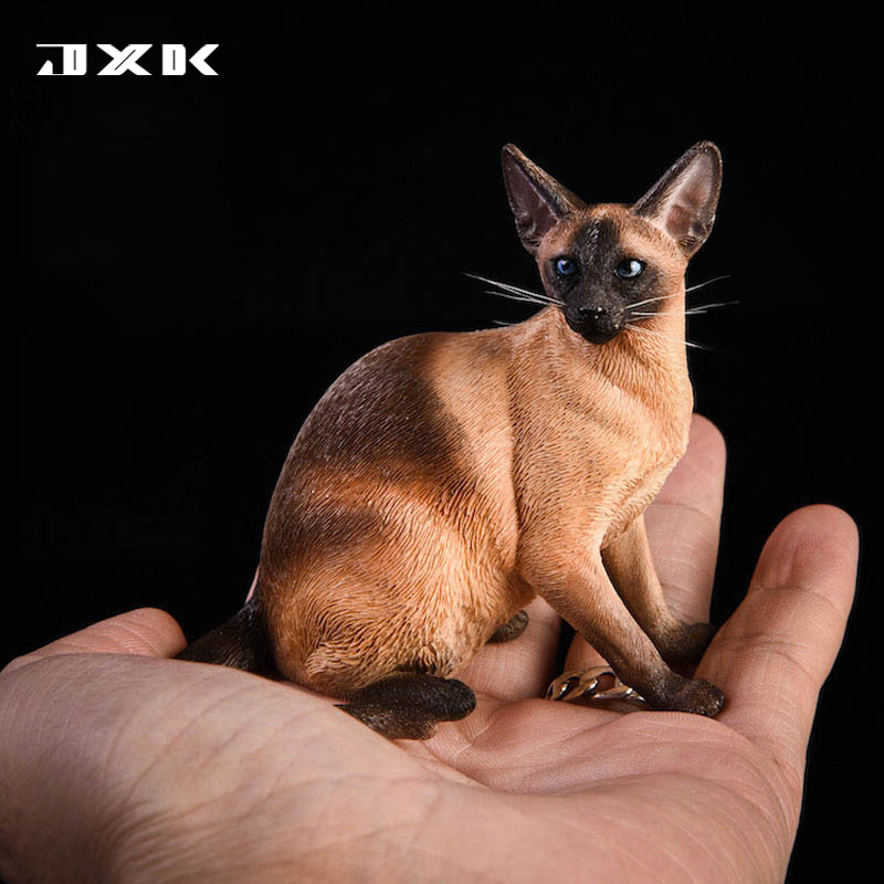 JXK017 1/6 お座りポーズのシャム猫 樹脂フィギュア（全3種） 商品画像