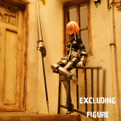 MMMTOYS M2212 1/12 ヨーロッパ小屋の扉 発光ジオラマ