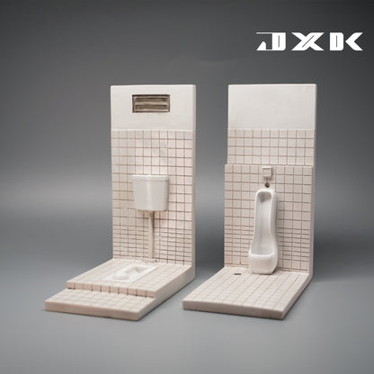 MMMTOYS M2102 1/12 公衆トイレ ジオラマ｜A・B