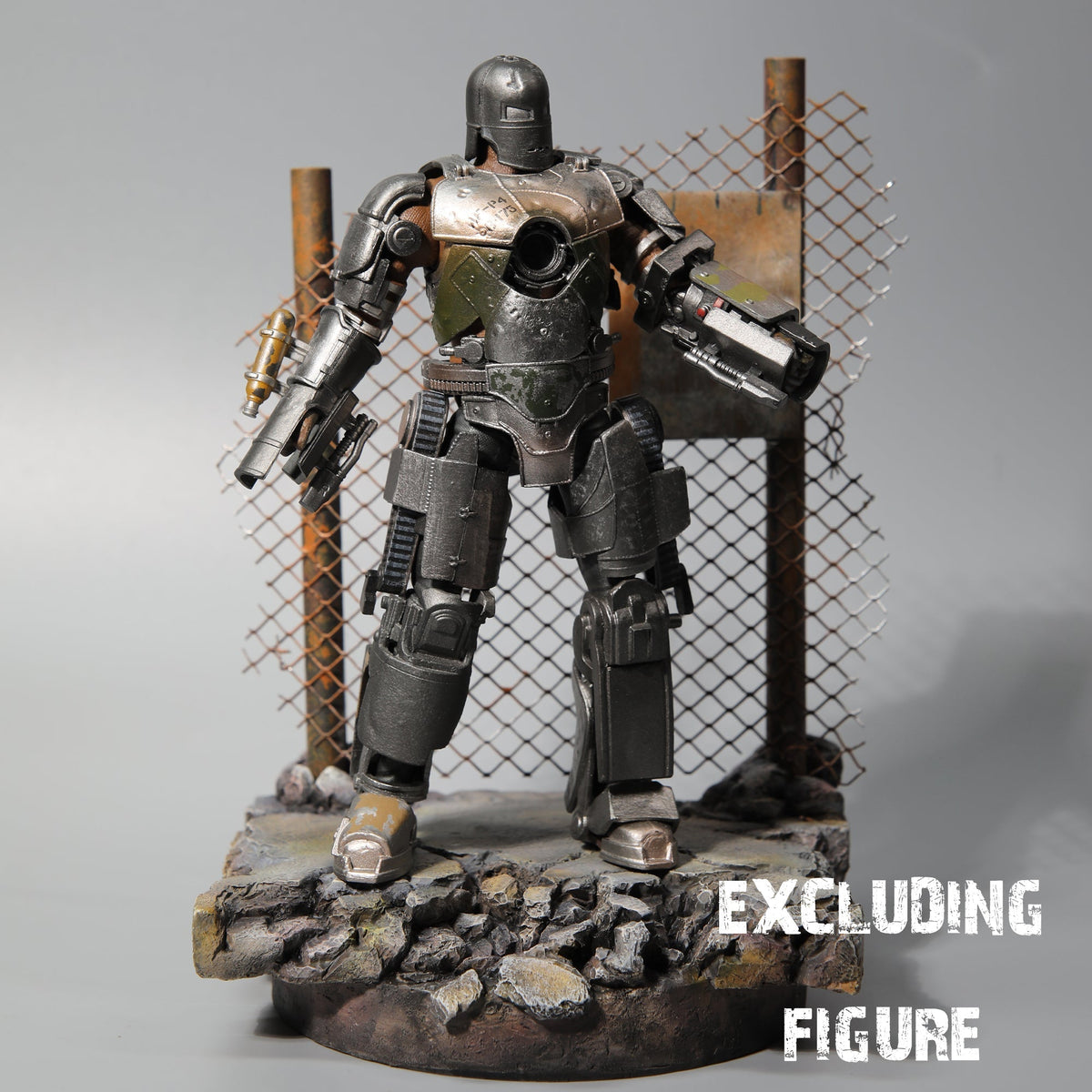 MMMTOYS M2219 1/12 荒野のフェンス ジオラマベース