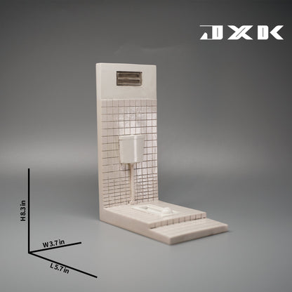MMMTOYS M2102 1/12 公衆トイレ ジオラマ｜A・B