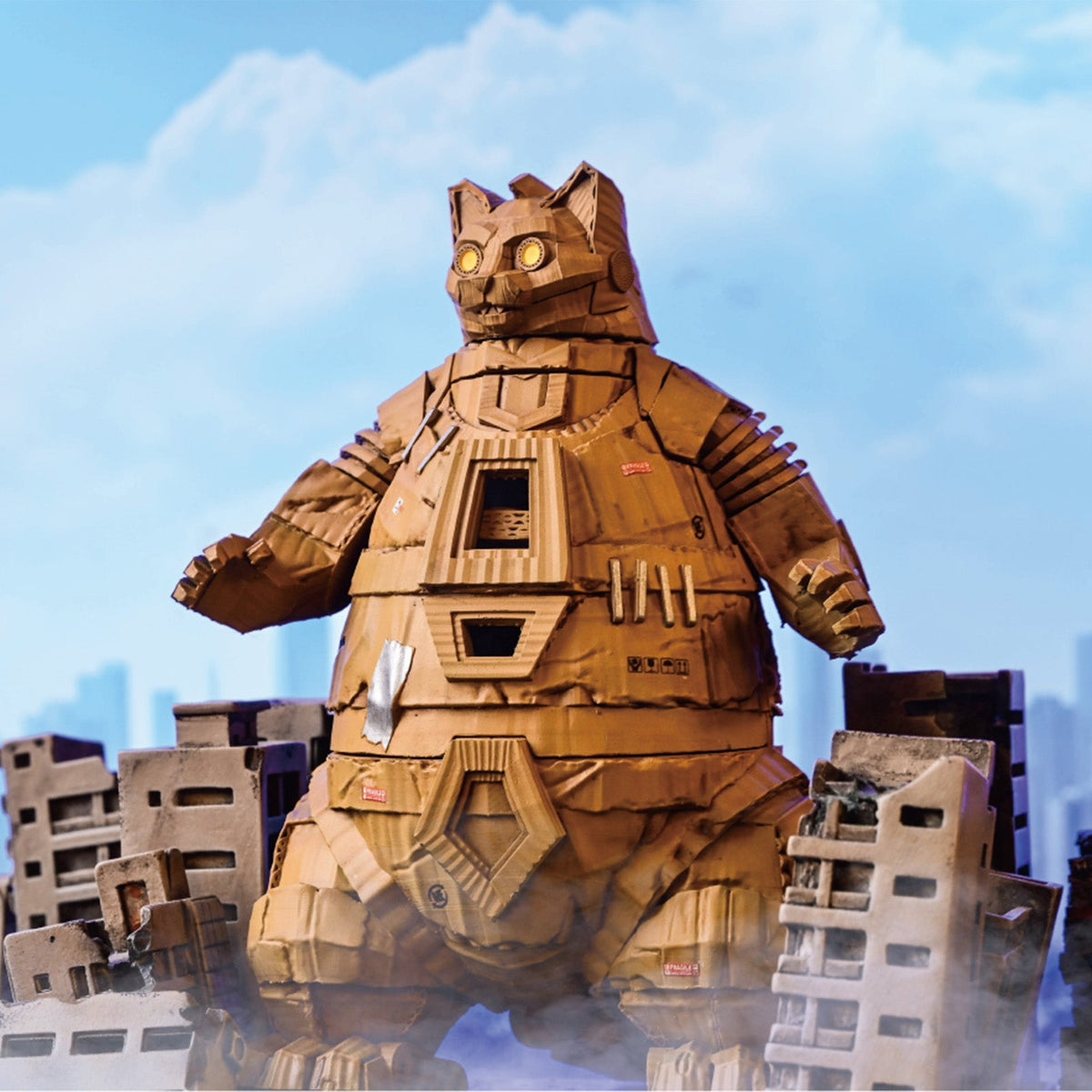 BID TOYS BT02 紙くず怪獣ニャジラ 猫フィギュア（3種）