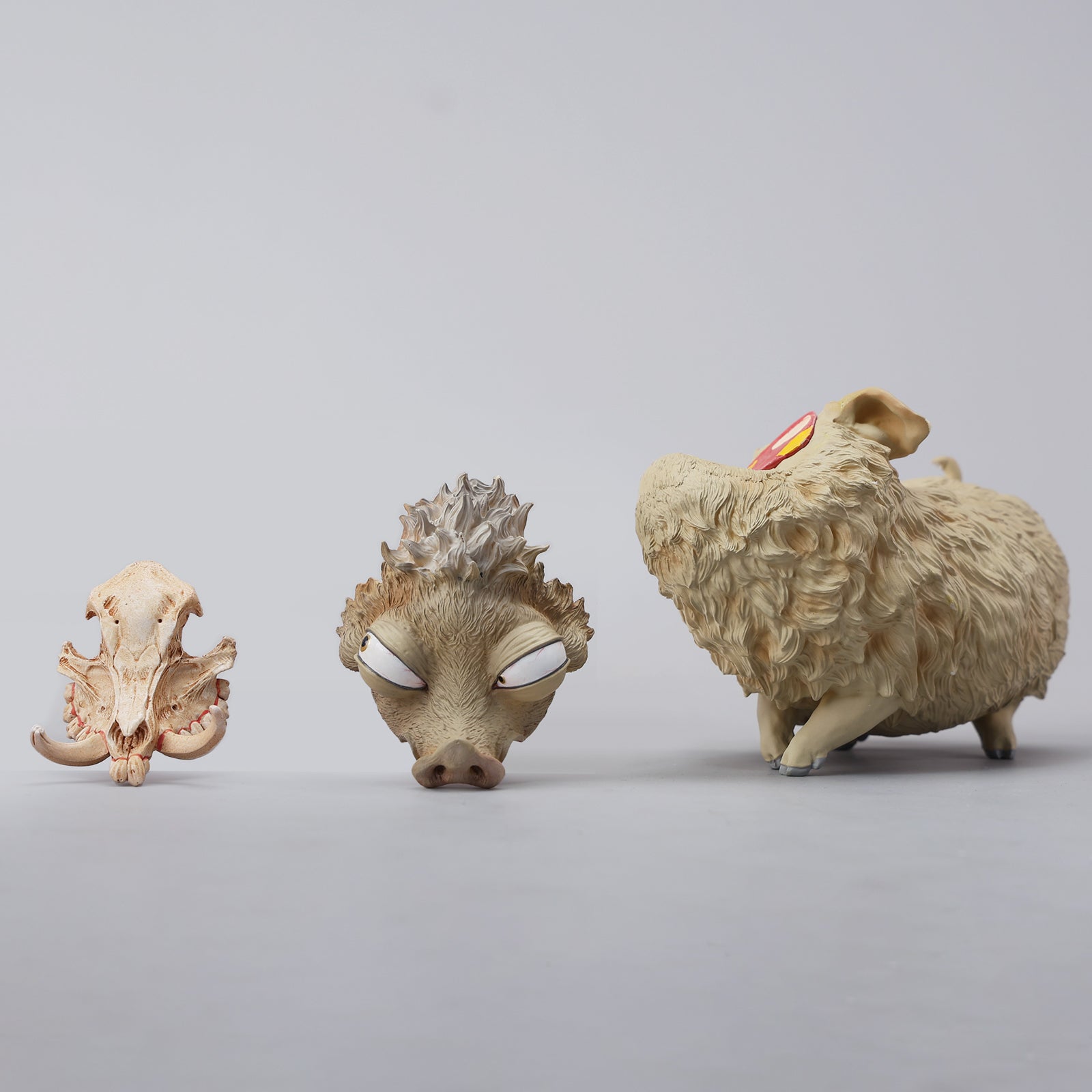 中国製　干支12支　純銀製 セット 木製ケース付き 中国製 干支12支 純銀製 セット 木製ケース付き 中国製 干支12支 純銀