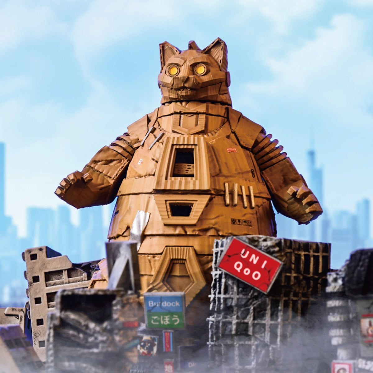 BID TOYS BT02 紙くず怪獣ニャジラ 猫フィギュア（3種）
