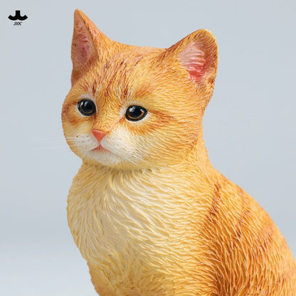 JXK352 お行儀よく座る猫 樹脂フィギュア（全3種）