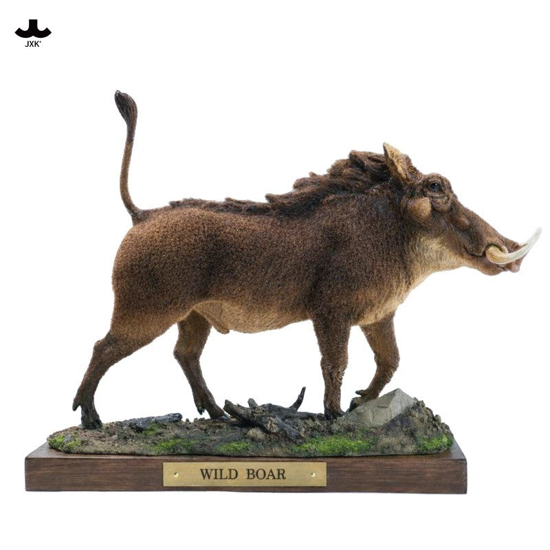 JXK358 イボイノシシ 樹脂製野生動物彫像（全2種）