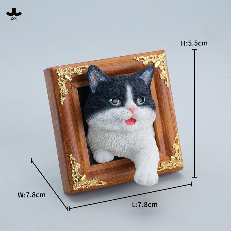 JS2608 脱走した飼い猫 樹脂フィギュア（全2種）