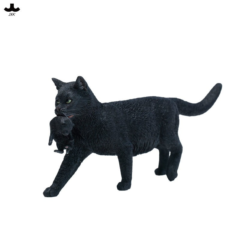 JXK338 子猫たちと母猫 樹脂フィギュア（全2種） 商品画像