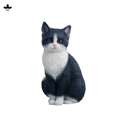 JXK352 お行儀よく座る猫 樹脂フィギュア（全3種）