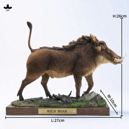 JXK358 イボイノシシ 樹脂製野生動物彫像（全2種）