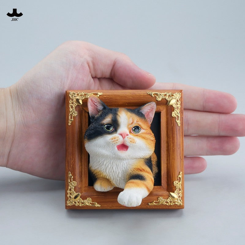 JS2608 脱走した飼い猫 樹脂フィギュア（全2種）