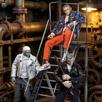 MMMTOYS M2614 1/6スケール 移動式作業足場はしご ジオラマアクセサリー
