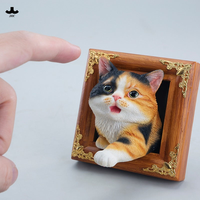 JS2608 脱走した飼い猫 樹脂フィギュア（全2種）