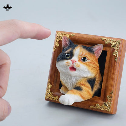 JS2608 脱走した飼い猫 樹脂フィギュア（全2種）
