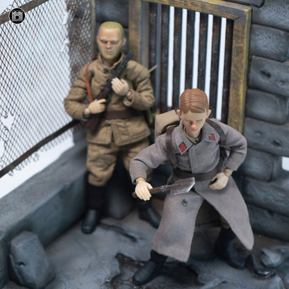MMMTOYS M2610 1/12スケール 廃墟の壁と前哨基地 ジオラマベース