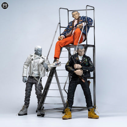MMMTOYS M2614 1/6スケール 移動式作業足場はしご ジオラマアクセサリー
