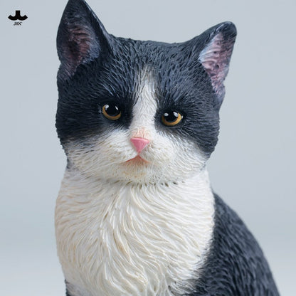 JXK352 お行儀よく座る猫 樹脂フィギュア（全3種）