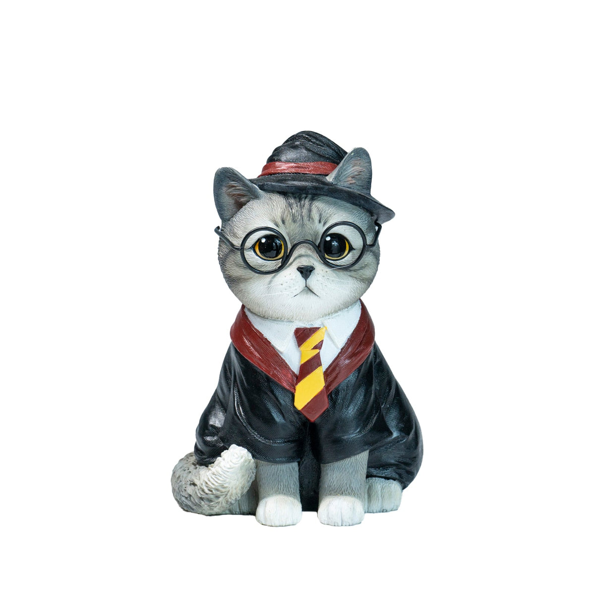 JXK332 学園魔法使い猫 樹脂フィギュア（眼鏡付き・全4種）