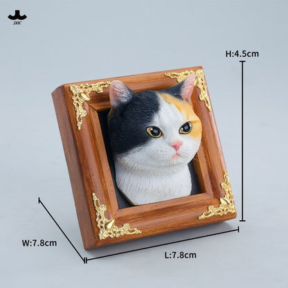 JS2607 やさしい目の田舎猫 樹脂フィギュア（全2種）