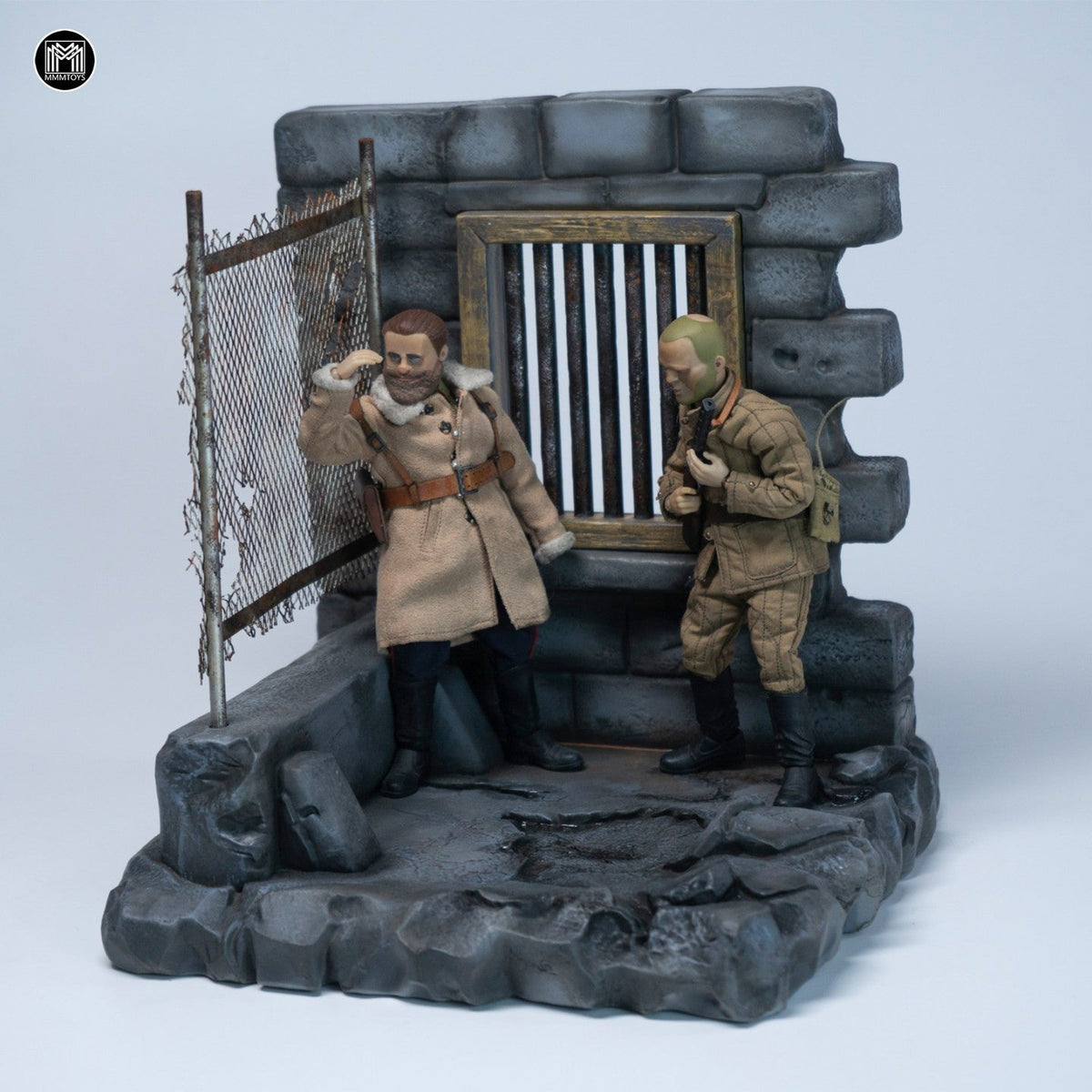 MMMTOYS M2610 1/12スケール 廃墟の壁と前哨基地 ジオラマベース