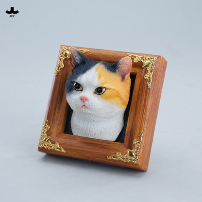 JS2607 やさしい目の田舎猫 樹脂フィギュア（全2種）