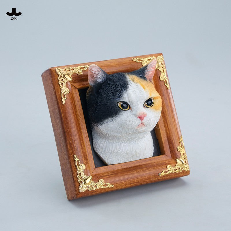 JS2607 やさしい目の田舎猫 樹脂フィギュア（全2種）