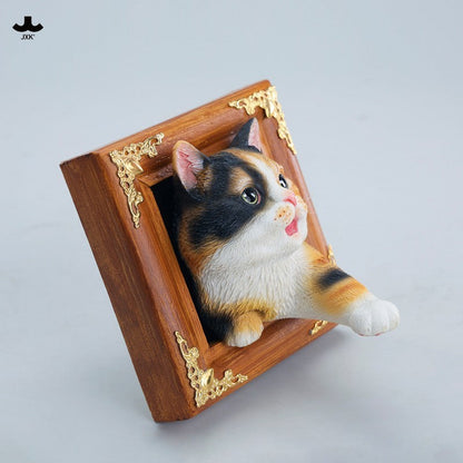 JS2608 脱走した飼い猫 樹脂フィギュア（全2種）