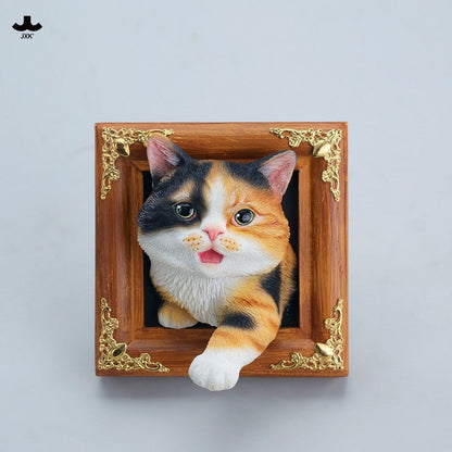 JS2608 脱走した飼い猫 樹脂フィギュア（全2種）