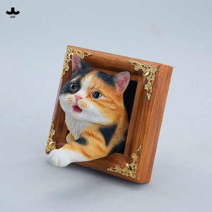 JS2608 脱走した飼い猫 樹脂フィギュア（全2種）