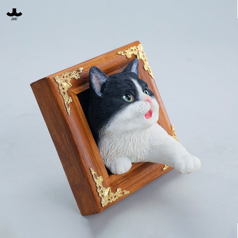 JS2608 脱走した飼い猫 樹脂フィギュア（全2種）