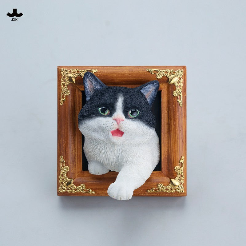 JS2608 脱走した飼い猫 樹脂フィギュア（全2種）
