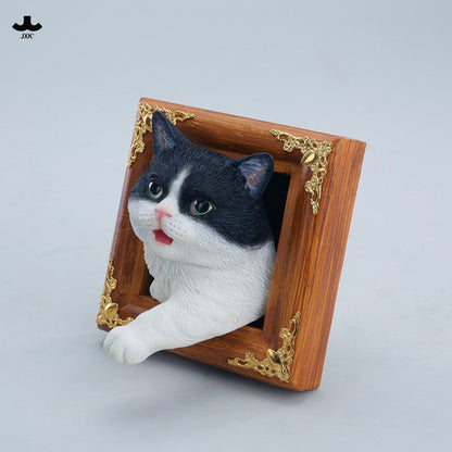 JS2608 脱走した飼い猫 樹脂フィギュア（全2種）