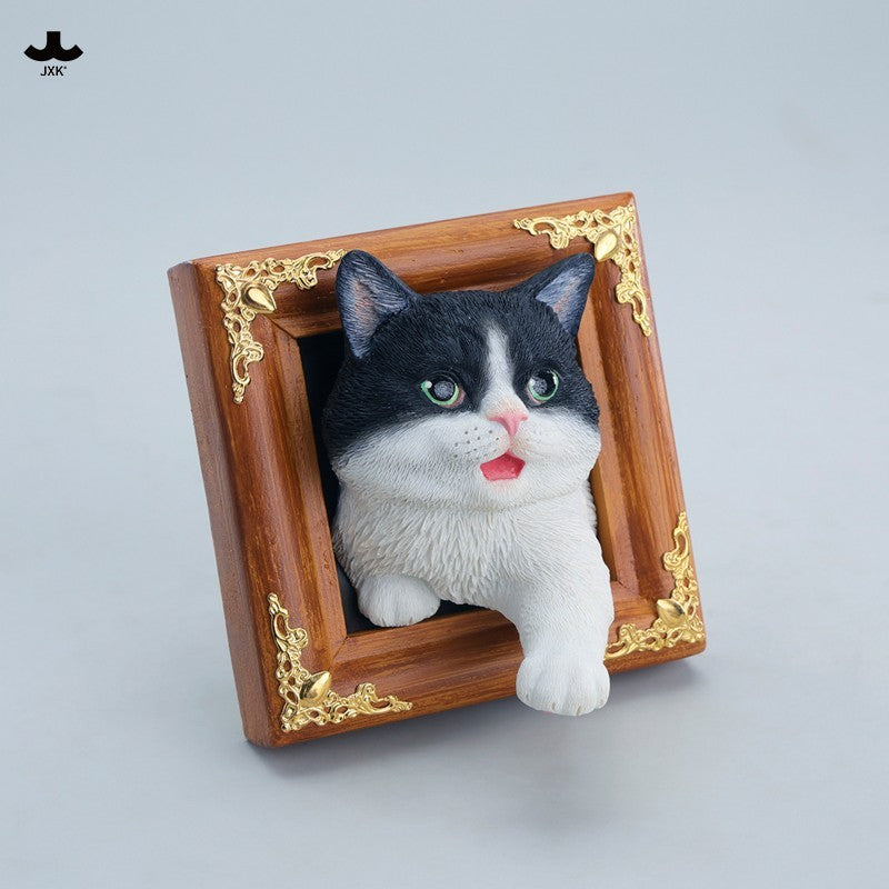 JS2608 脱走した飼い猫 樹脂フィギュア（全2種）