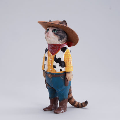 JXK-AI11  カウボーイ猫の保安官  【予約】  JXK Studio出品