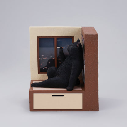 JXK317　窓辺でくゆらせる猫　　【予約】  JXK Studio出品