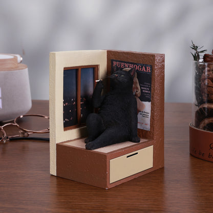 JXK317　窓辺でくゆらせる猫　　【予約】  JXK Studio出品