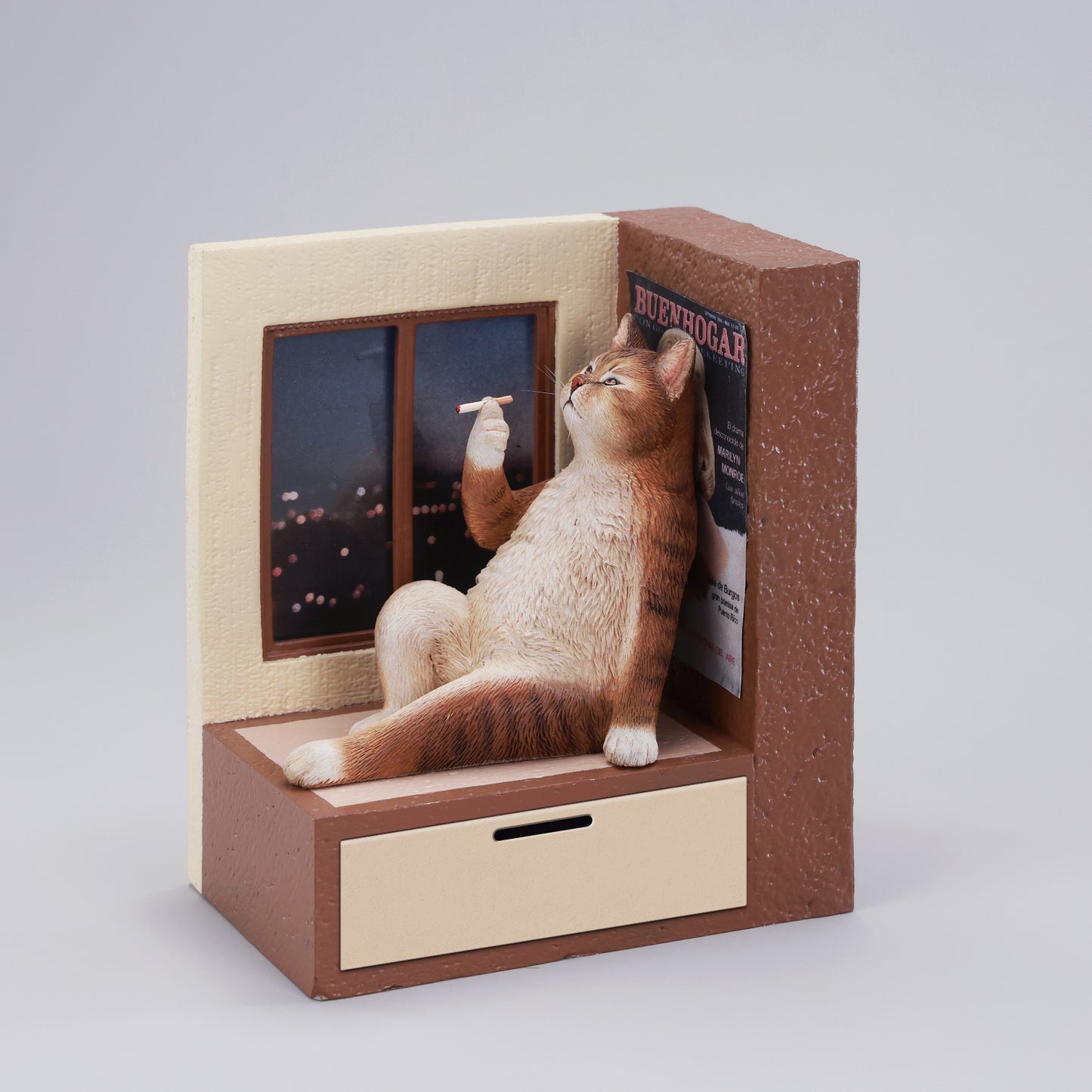 JXK317　窓辺でくゆらせる猫　　【予約】  JXK Studio出品