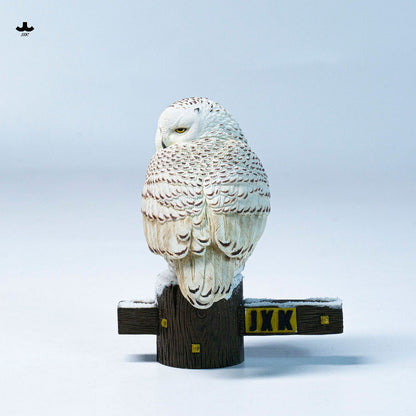 JXK323 シロフクロウ 樹脂製野生動物フィギュア（全2種）