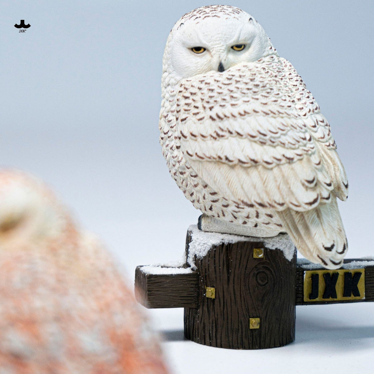 JXK323 シロフクロウ 樹脂製野生動物フィギュア（全2種）