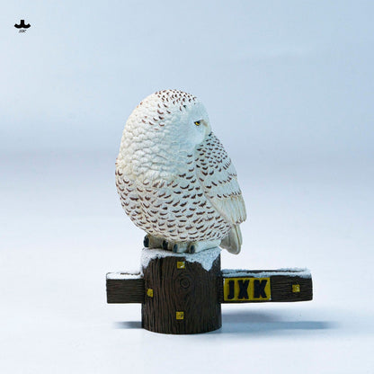 JXK323 シロフクロウ 樹脂製野生動物フィギュア（全2種）