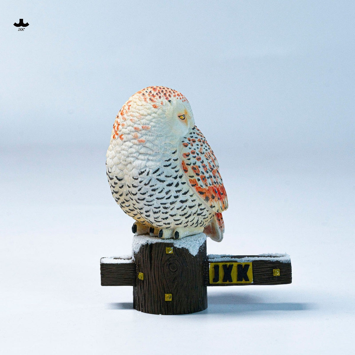 JXK323 シロフクロウ 樹脂製野生動物フィギュア（全2種）